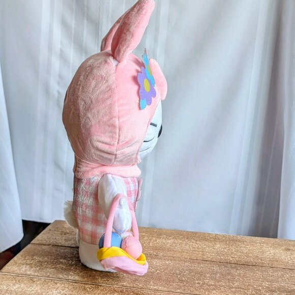 Sanrio Hello Kitty  Easter Bunny Animated/Musical Side Stepper Plush NWOT - Picture 4 of 6